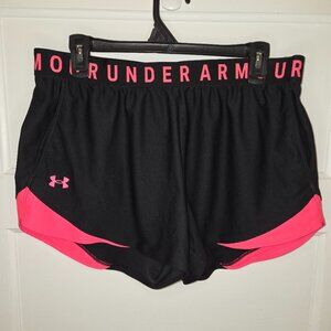 Under Armour Heatgear Women's shorts - Black & Pink - Size XL
